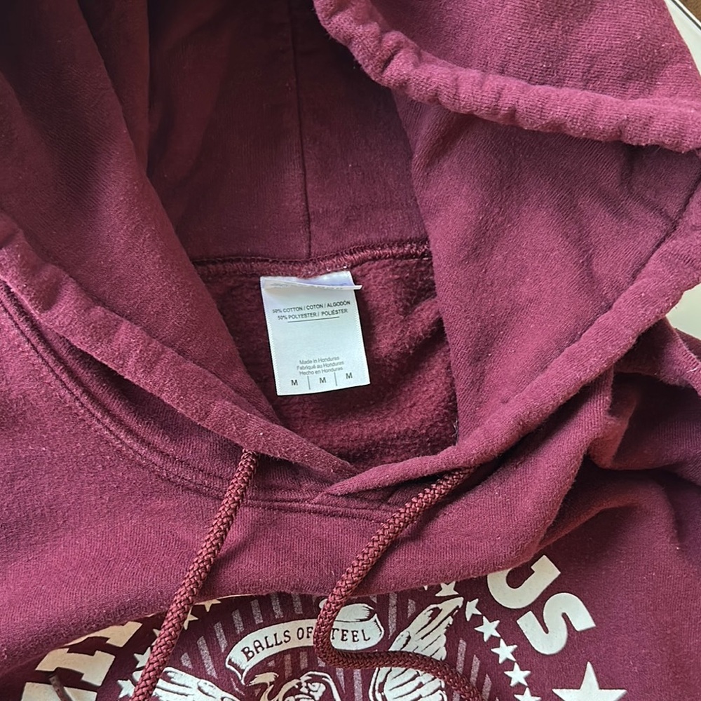 Nitro Circus Motocross Live Tour Merch Burgundy Maroon Hoodie Medium - Picture 8 of 8